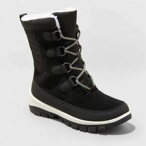 NEW! Camila Winter Snow Black Boots - All in Motion